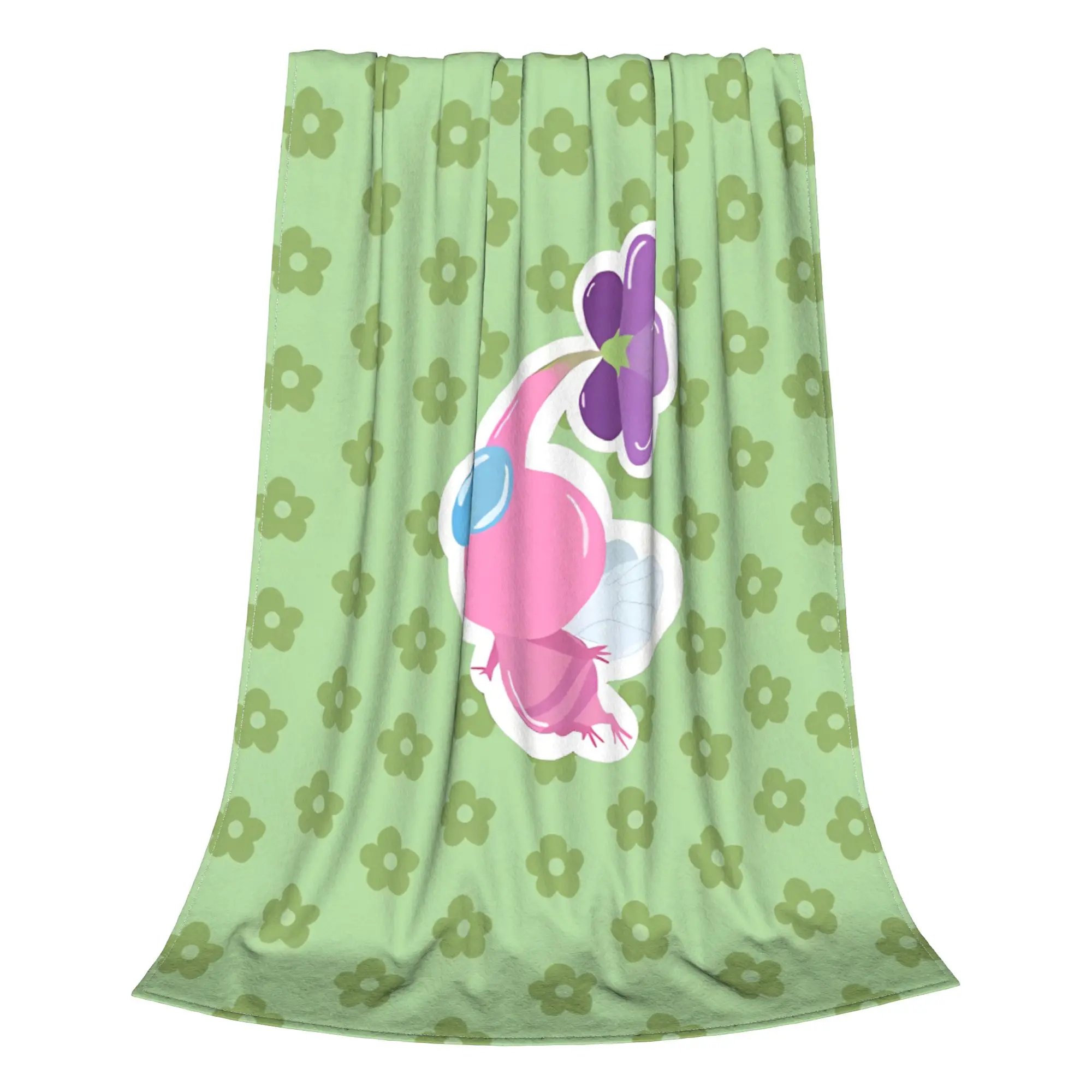 1PC Home Cutecore Flying Pikmin Blanket Super Cosy Plush Home Living Room Sofa Halloween