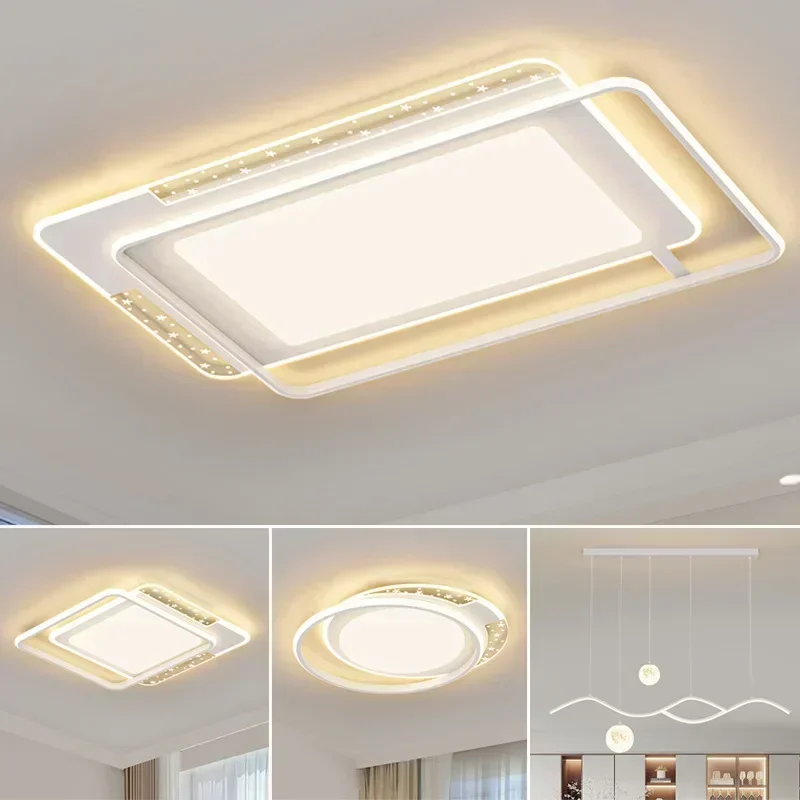 Nebulyth Modern LED Ceiling Light for Bedroom Living Dining Room Aisle Study Ceiling Chandelier Indoor Decor Lighting Fixture