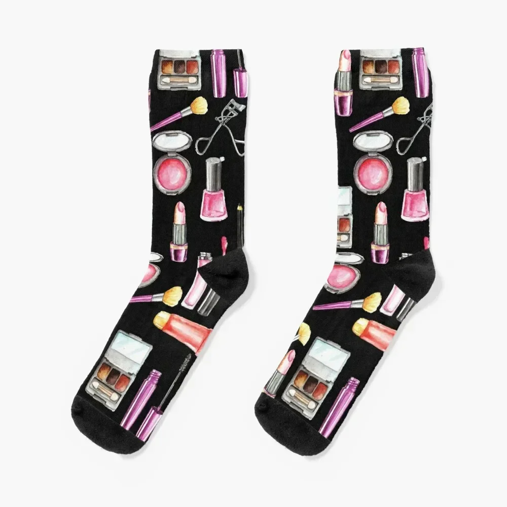 Makeup Pattern Socks halloween Climbing new year Socks Ladies Men's