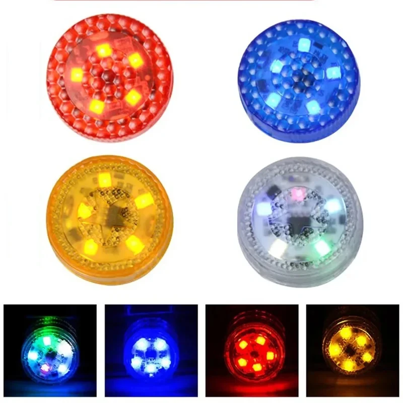2/4Pcs Universal 5 LED Car Opening Door Safety Warning Light LED Anti-collision Lamp Flashing Alarm Parking Warning Light