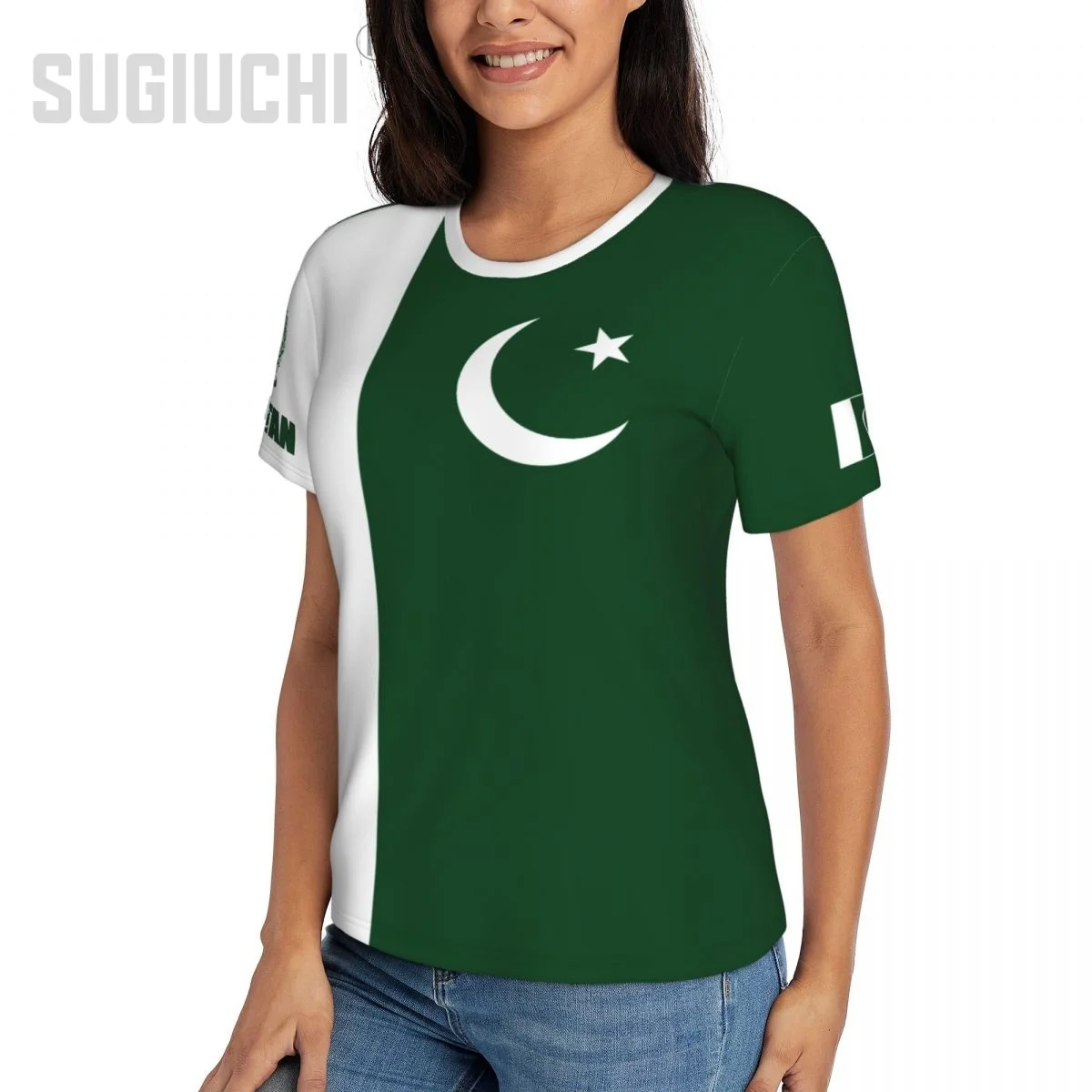 Unisex Nation T-shirt Pakistan Flag Pakistani T-shirts jersey For Men Women Soccer Football Fans Gifts Custom clothes tee