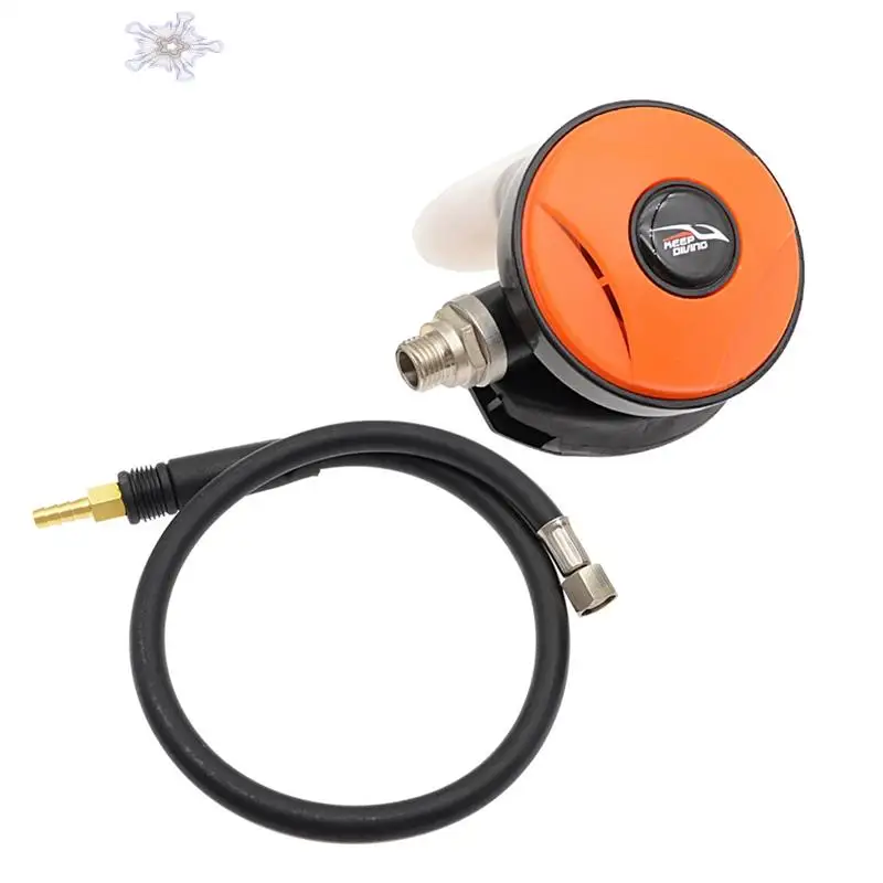 

KEEP DIVING Diving Snorkel Regulator With Flexible Mouthpiece Hose Underwater Breathing Device