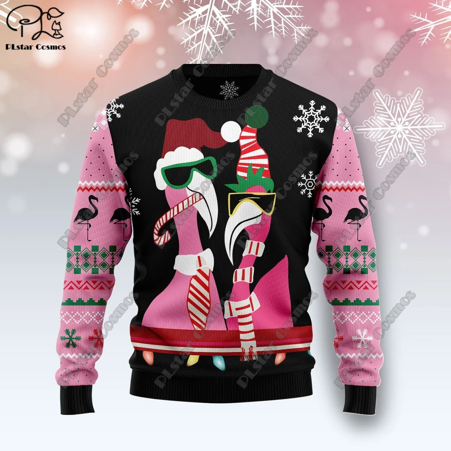 New 3D Printed Animal Custom Series Cute Christmas Pattern Ugly Sweater Street Casual Winter Sweatshirt S-36