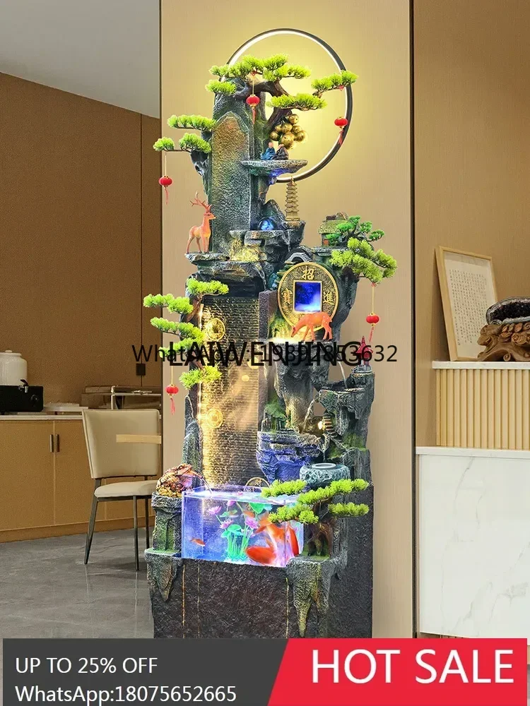 B1 rockery flowing water fountain circulating water landscape landing Bafanglai ornament