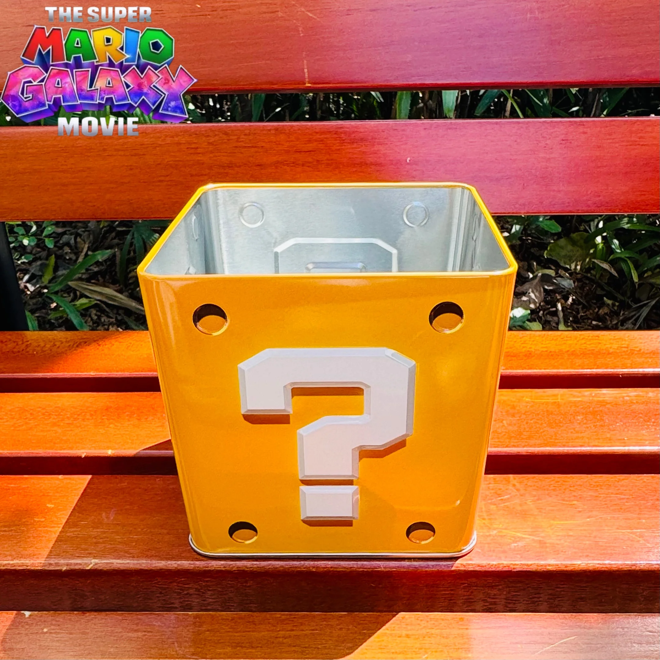 Super Mario Galaxy Film Paddenstoelbeker Vraagteken Popcorn Emmer Exclusieve Bioscoop Verzamelgeschenken