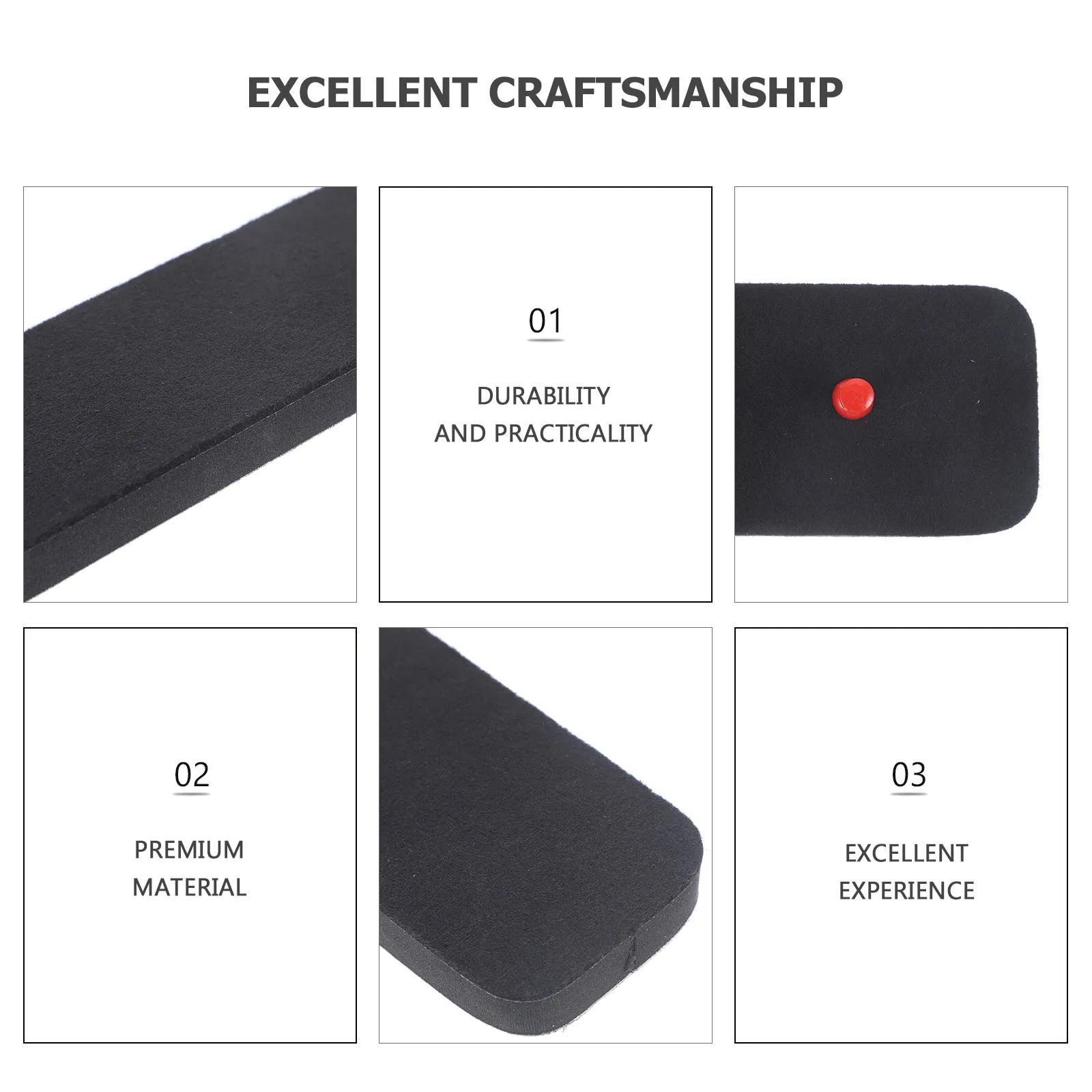 

1Set Felt Bulletin Board Strip Simple Design Waterproof Eva Material Wall Mounted Memo Board for Classroom Office Pin Boards