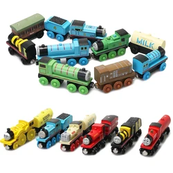 Thomas and Friends Wooden Pocket Toy Train Model Molley Gold Diesel Lady Toby Railway Road Track For Boy Christmas Gift