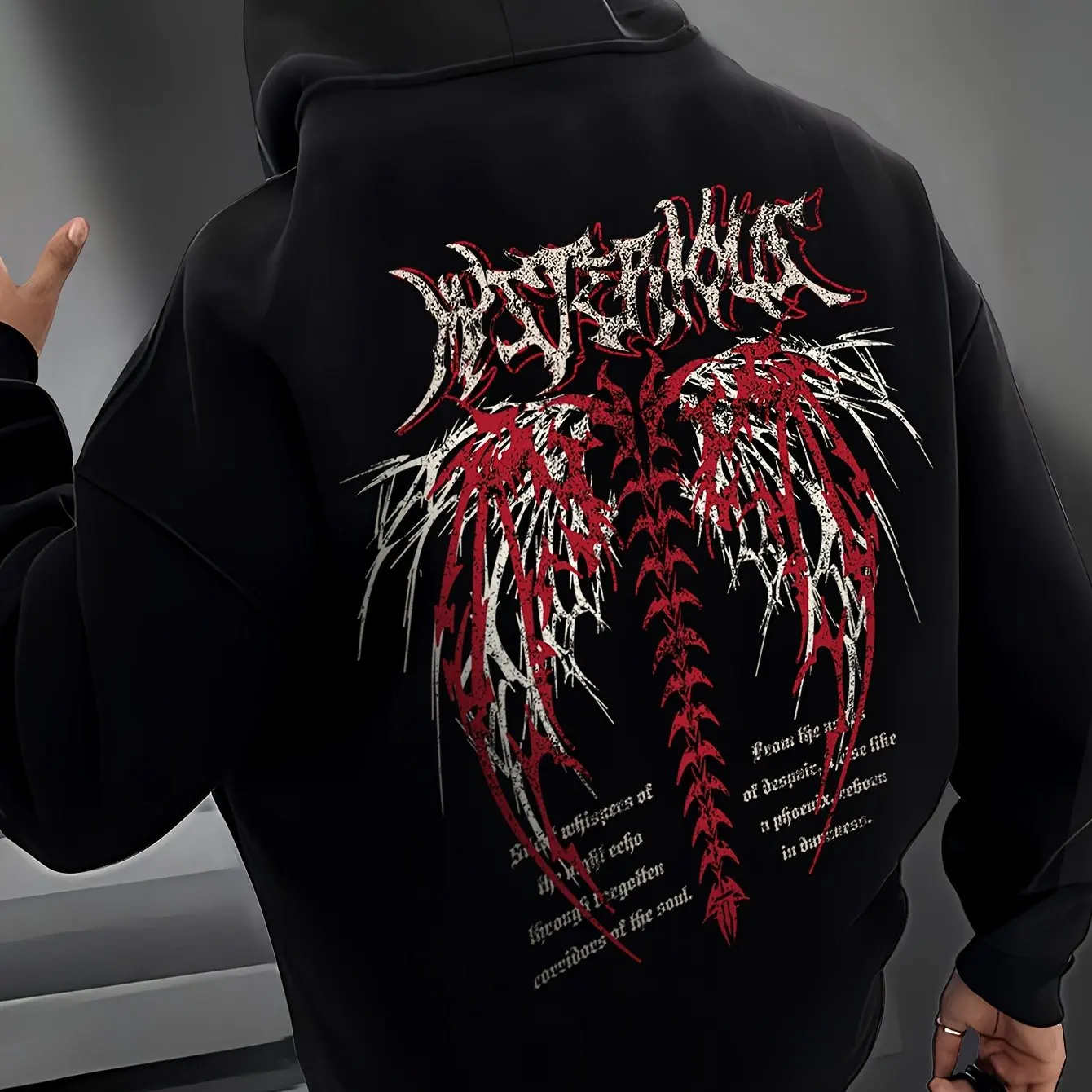 Mode hommes Hip Hop sweats à capuche japonais pulls décontractés Streetwear hommes femmes pull ample Hapan Harajuku diable sweat à capuche mâle Mode hommes Hip Hop sweats à capuche japonais pulls décontractés Streetwear hommes femmes pull ample Hapan Harajuku diable sweat à capuche mâle