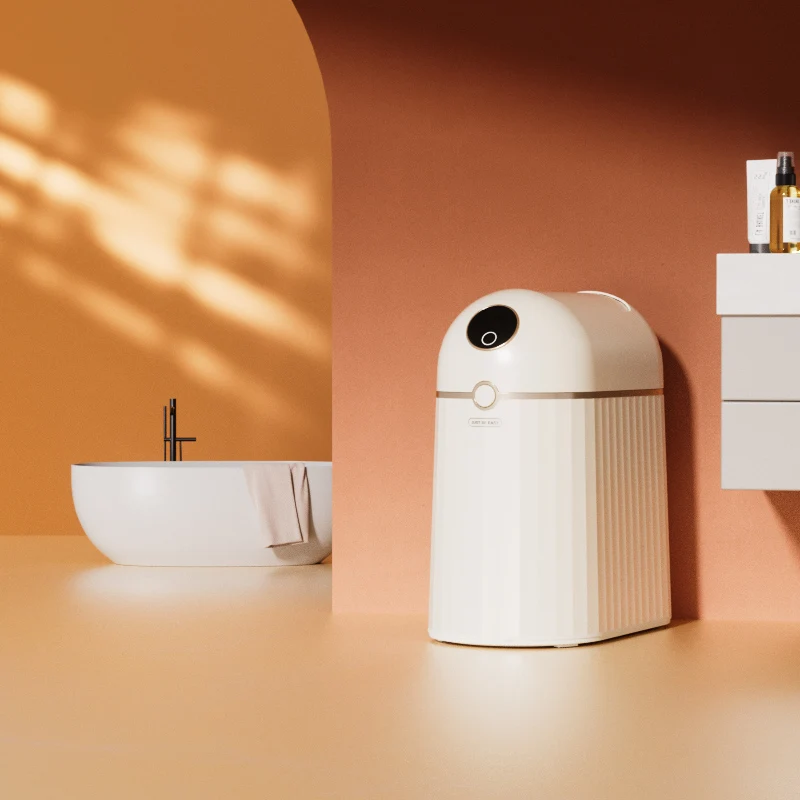 

Automatic Trash Can 4 Gallon Self Sealing and Self-Changing Smart Trash Can