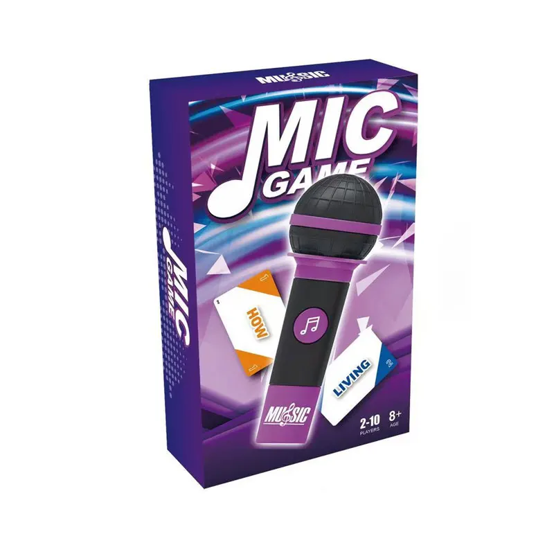 لعبة الاستيلاء على الميكروفون، المغني السيئ، كاريوكي ماستر، لعبة بطاقات الميكروفون، ألعاب التجمعات العائلية، لعبة الحفلات، ألعاب الموسيقى