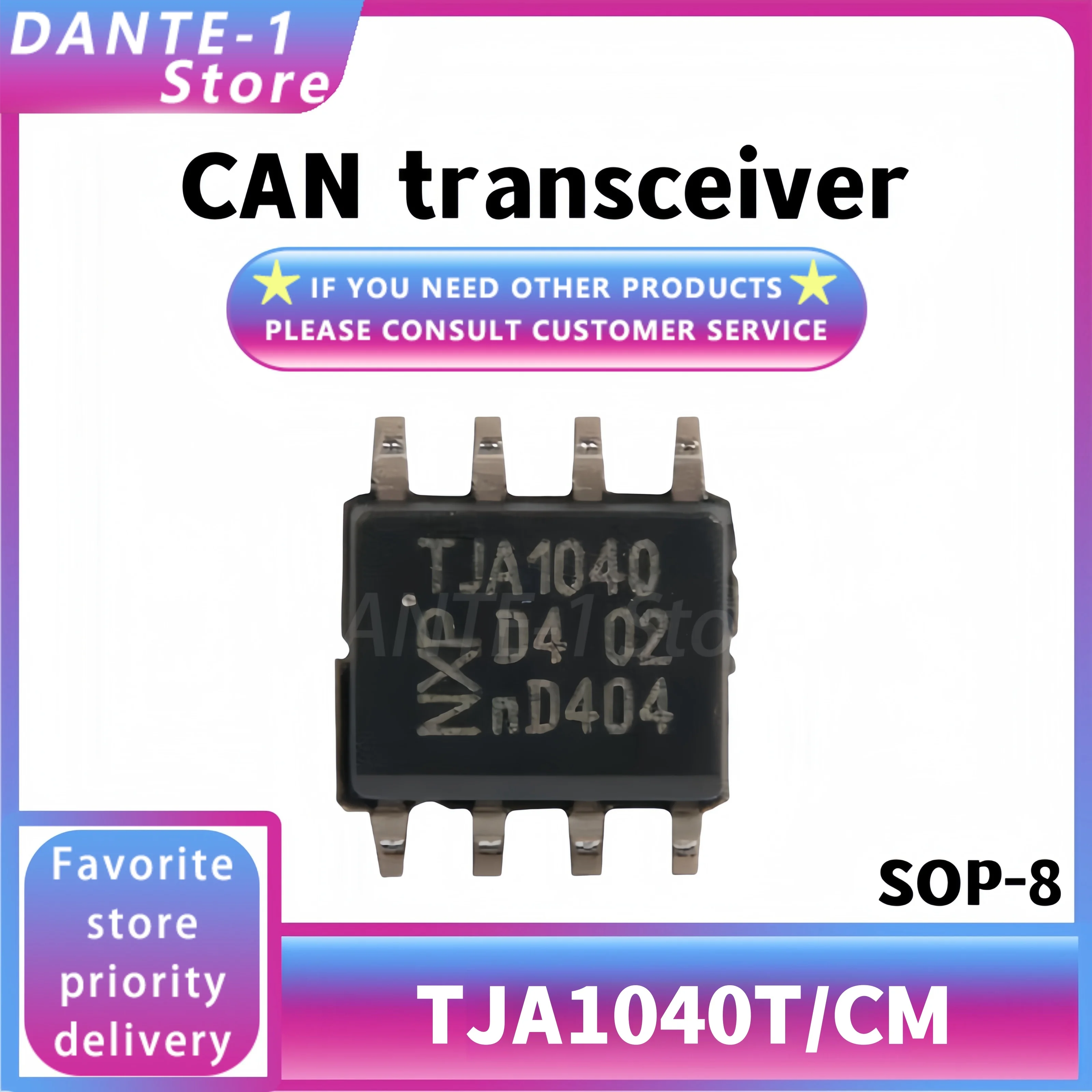 TJA1040C CAN transceiver IC silk screen A1040 SOP8 original in stock