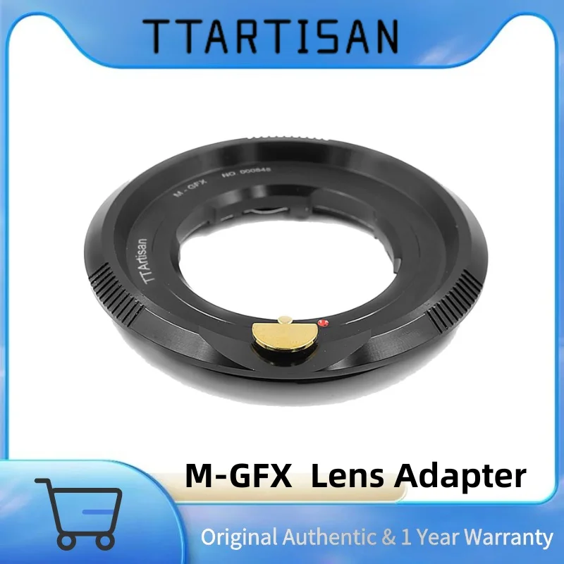 TTartisan M to GFX Adapter Converter Ring for Leica L-Mount Lens to Fuji GFX Mount Camera 50S 50R GFX100 100S