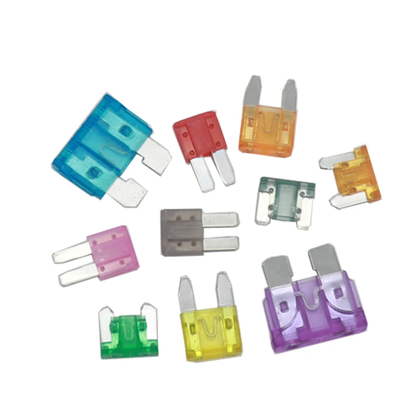 【30-10PCS】Fuses Standard Mini Micro 2 Car Fuse 1A 2A 3A 5A 7.5A 10A 15 20A-50A Amp Clip Fuse Set for Car Truck Mini Small Medium