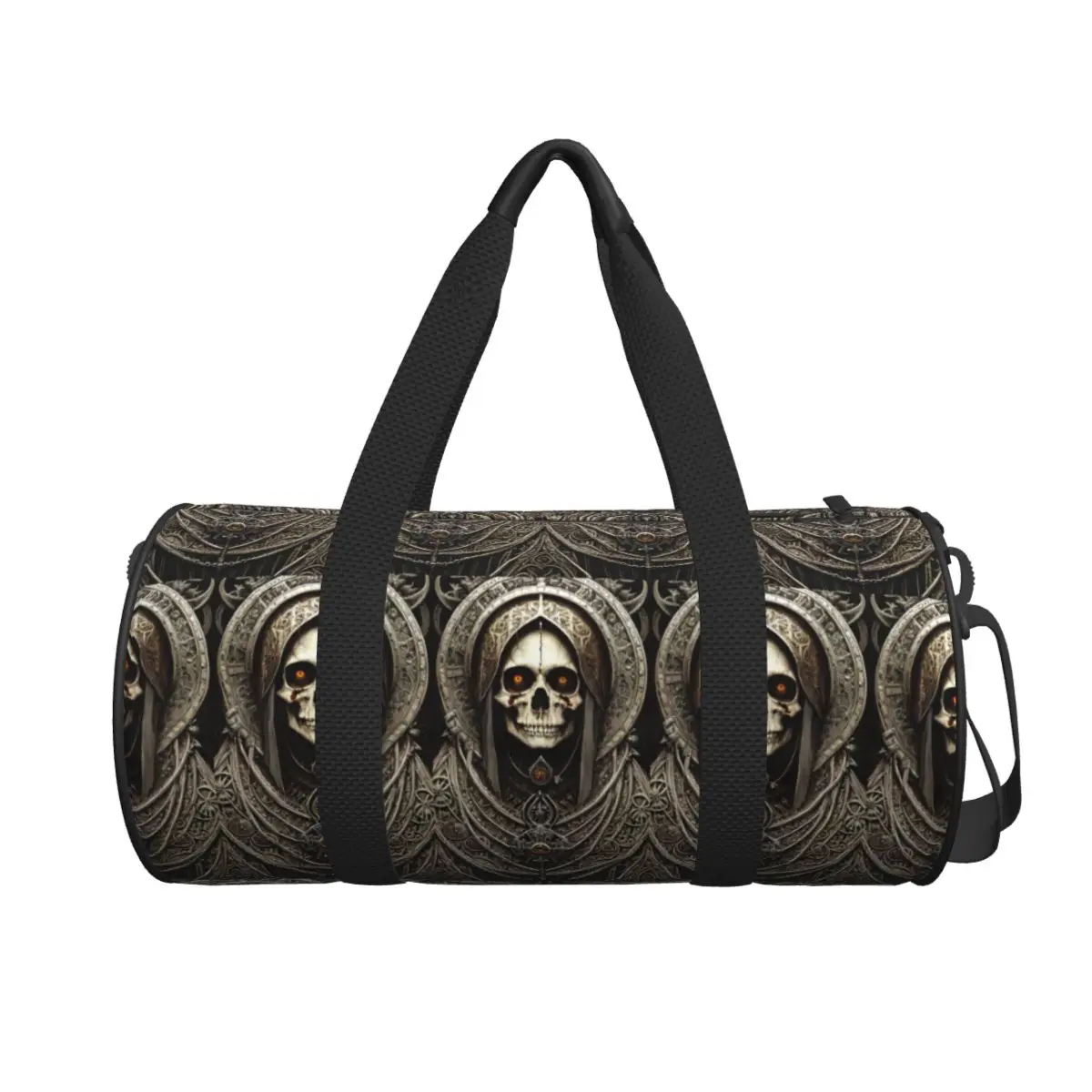 

Santa Muerte Saint Death Goth Mexican Muertos Skull Large Duffle Gym Bag Multi-Functional Travel Bags Handbags Fitness bag