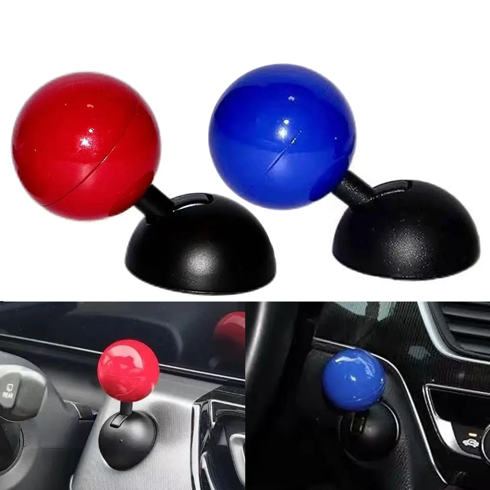 Car Start Button Rocker Lever Engine Start Stop Button One-Touch Button Start Joystick Auto Ignition Button Cover Accessories