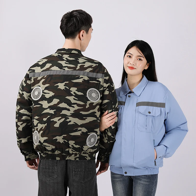 Summer Cool Jacket Wearable Cooling Fan Coat Air Conditioner Clothes Hiking Cooling Outdoor High Temperature Work Fishing Jacket