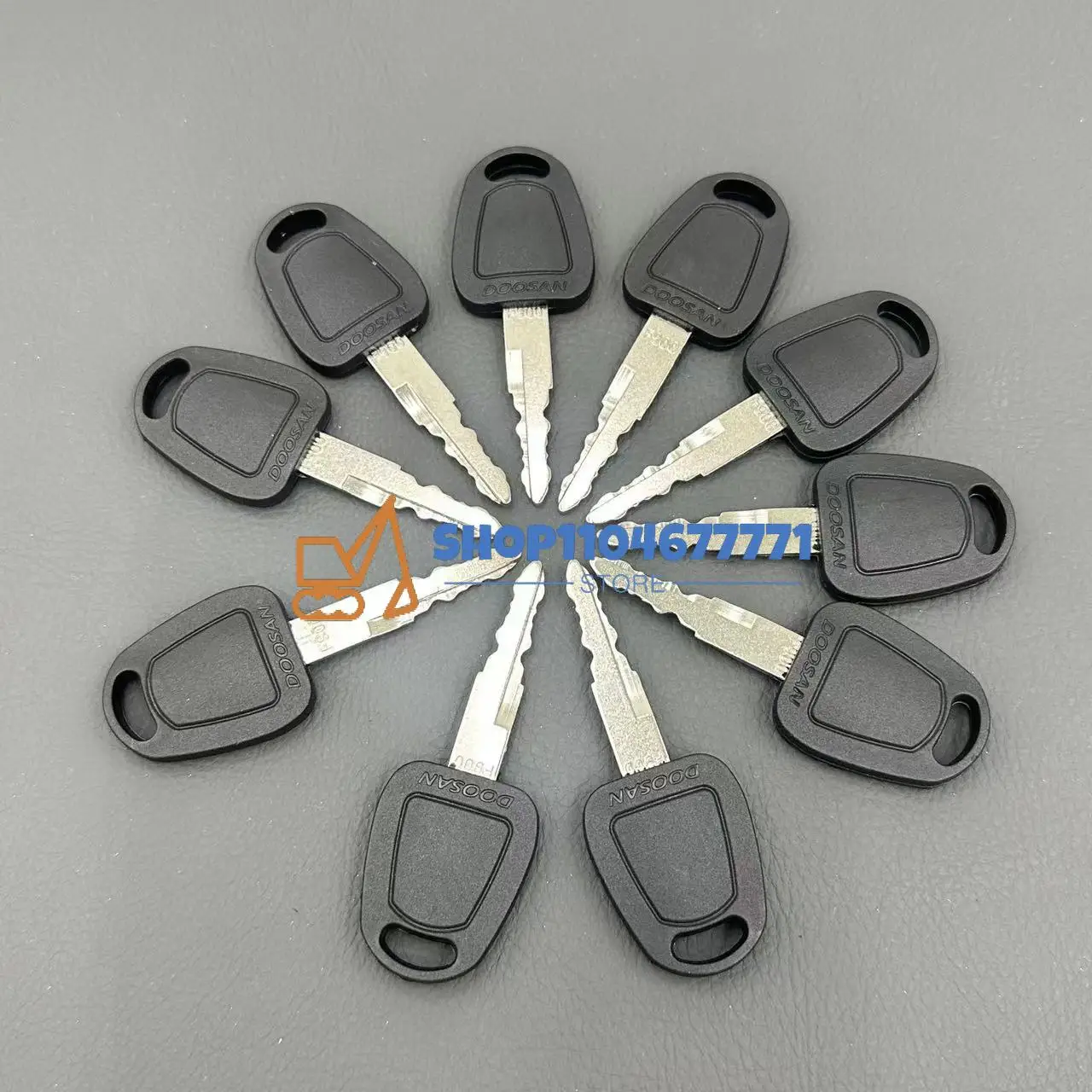 10PCS F900 Key For Deawoo Doosan Terex Excavator Heavy Equipment Ignition Start Switch Door Lock