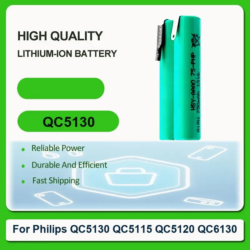 Battery For Philips HC3410 HC3426 HC5446 HC5447 HC5450 BT9290 QC5130 QC5115 QC5120 QC6130