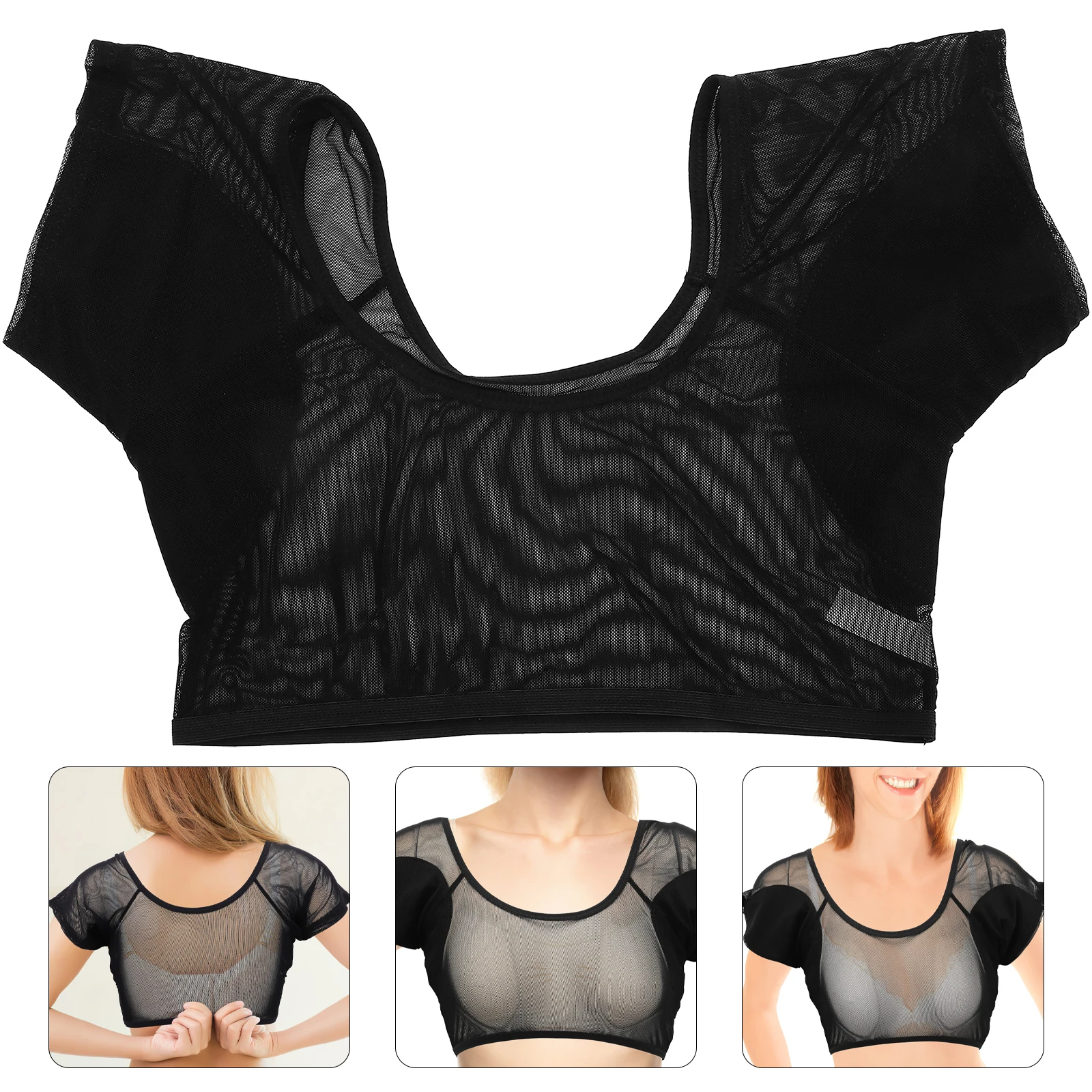 Gilet per il sudore sotto le ascelle Camicia traspirante anti-sudore Gilet da allenamento morbido e confortevole Cuscinetti per la protezione delle ascelle da donna Cuscinetti per ascelle