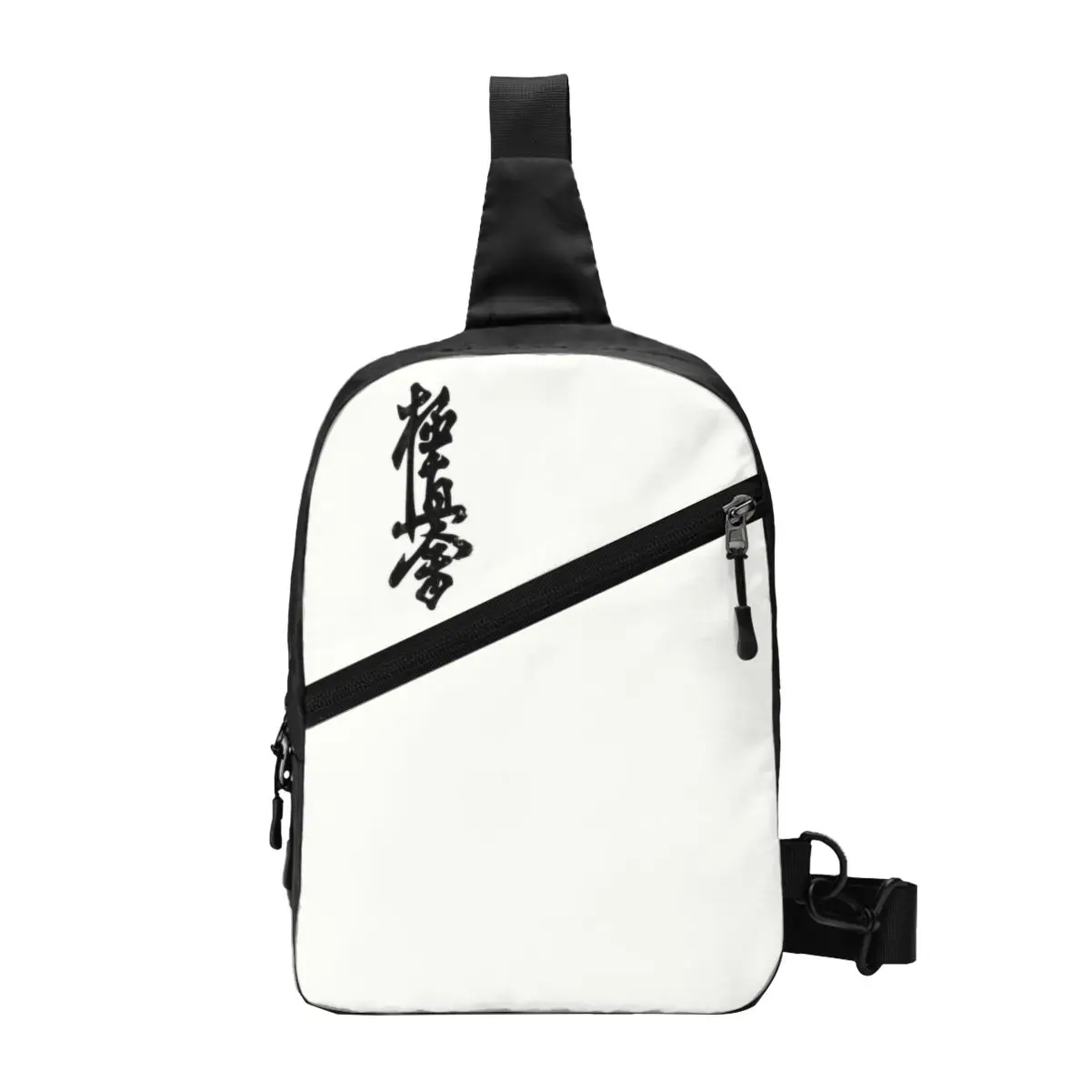 

Custom Kyokushin Karate Sling Chest Bag Martial Arts Shoulder Crossbody Backpack for Men Traveling Daypack