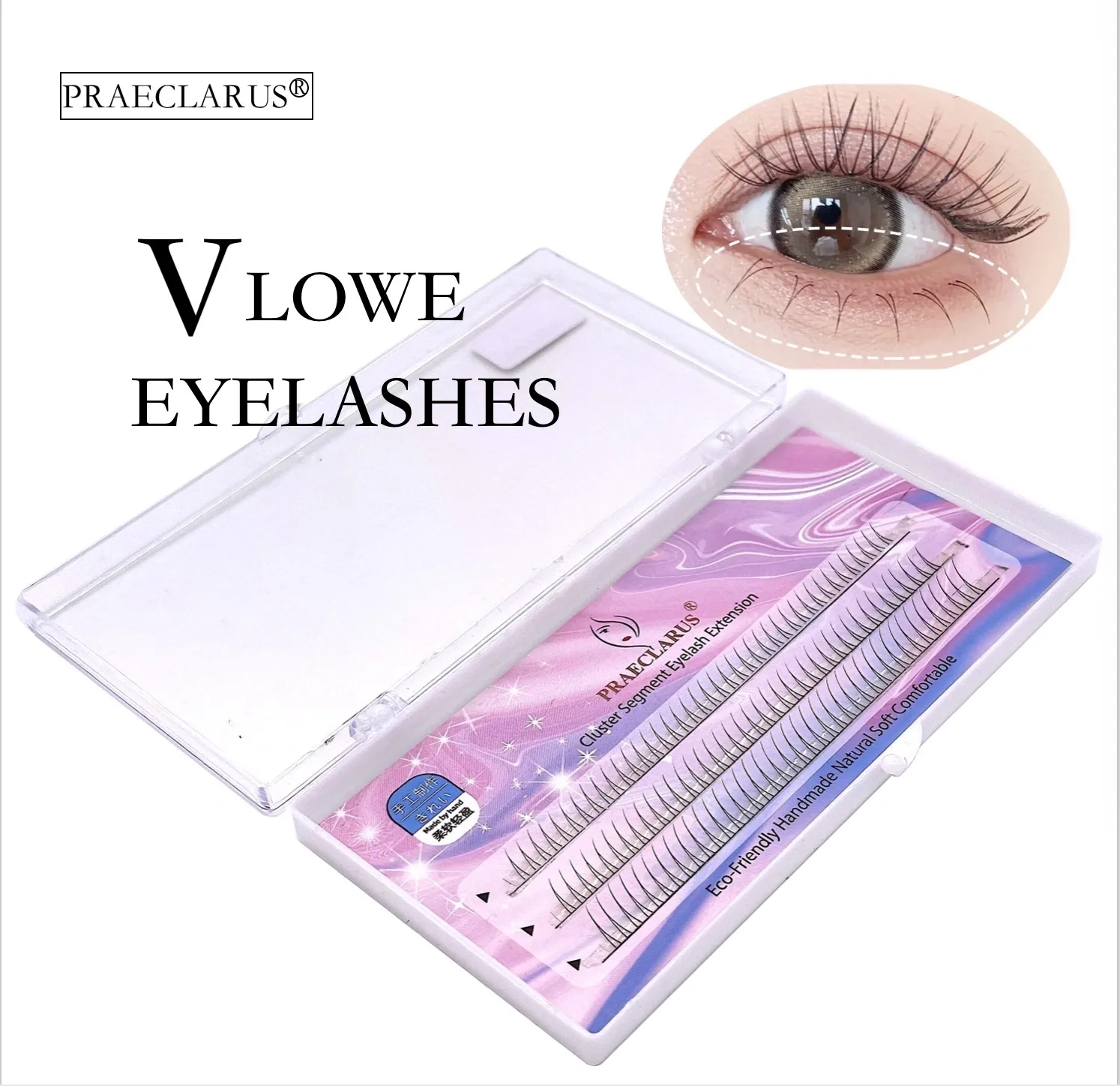 PRAECLARUS-Extensions de Faux Cils, Individuels, Courbants, Astronomiques, Naturels, Greffage, Maquillage