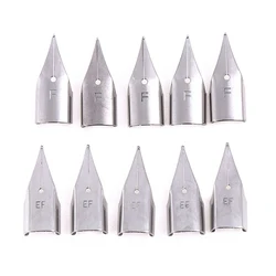 Puntas de repuesto de acero inoxidable para pluma estilográfica Wing Sung Hero 359/359A, 5 piezas