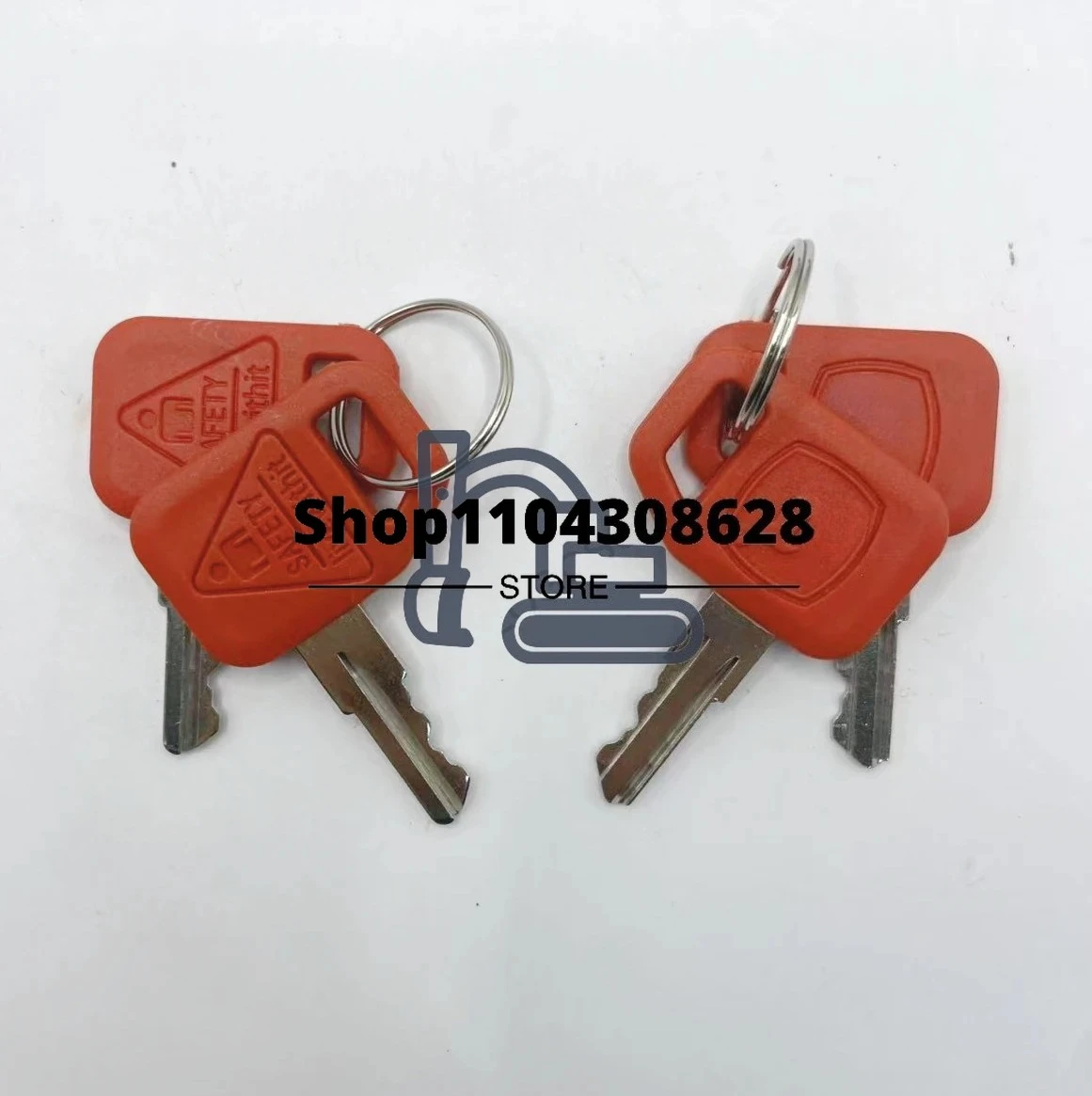 2 or 10PCS ignition Key For Heavy Equipment Excavator Tractors Graders Dozers Skid Steer AR51481 AT195302 New