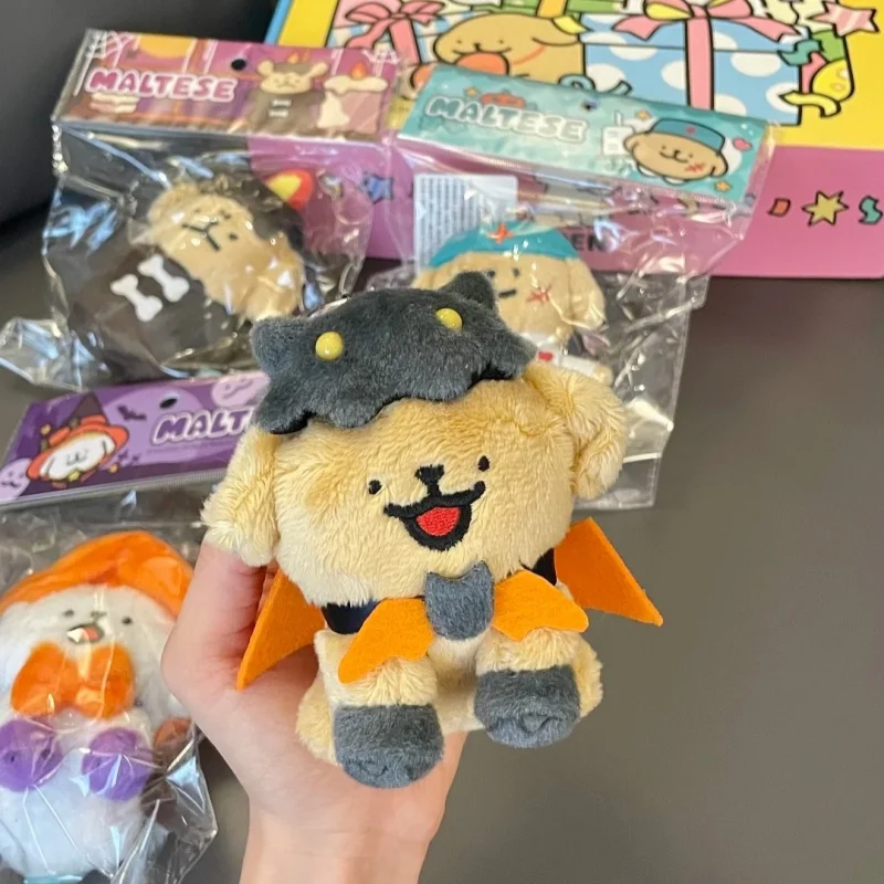 Line Puppy Halloween-serie Kawaii pluizig beeldje pop rugzak charme sleutelhanger schattige pop kerstdag verjaardag verrassingsgeschenken