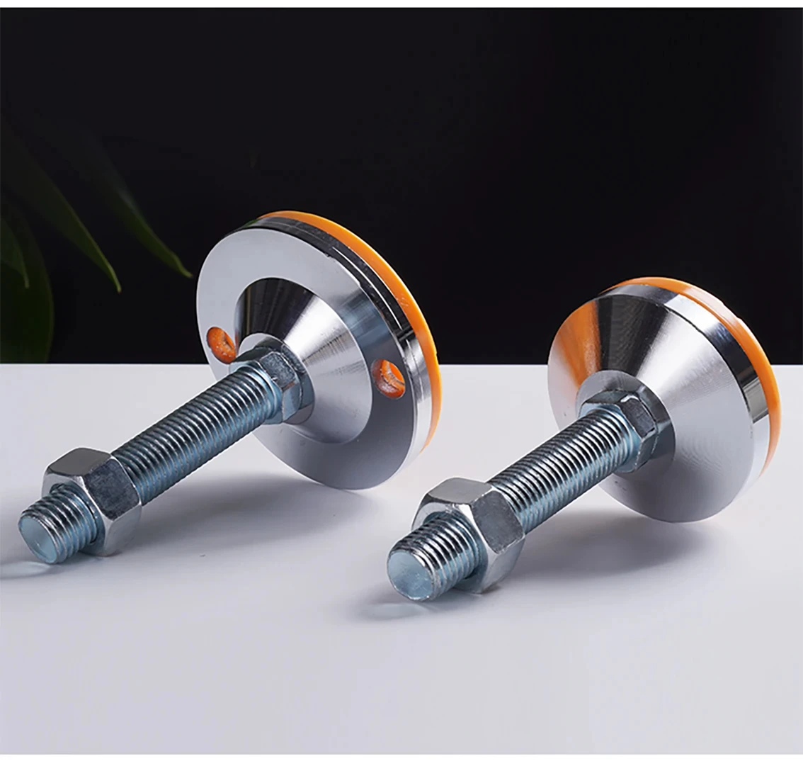 304 stainless steel M20 M24 Heavy Metal Foot Cup/Fixed Foundation Screw/Adjustable Foot/Anti Slip Shock Absorber Support Foot