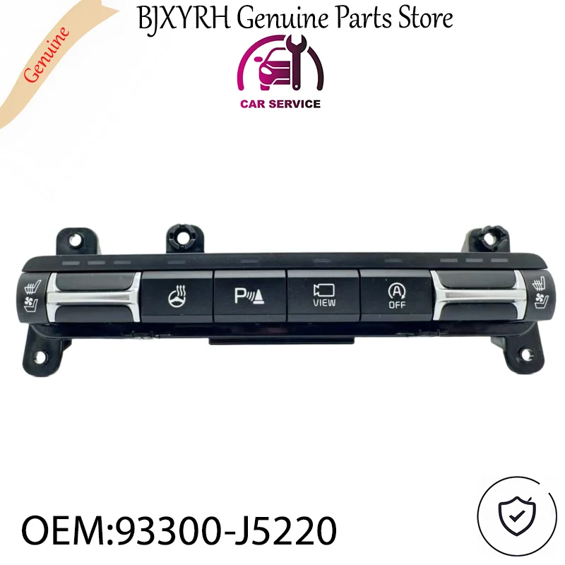 93300J5220 4-Button Center Console Switch Assembly for Kia Stinger 2018-2023+ OEM 93300-J5220