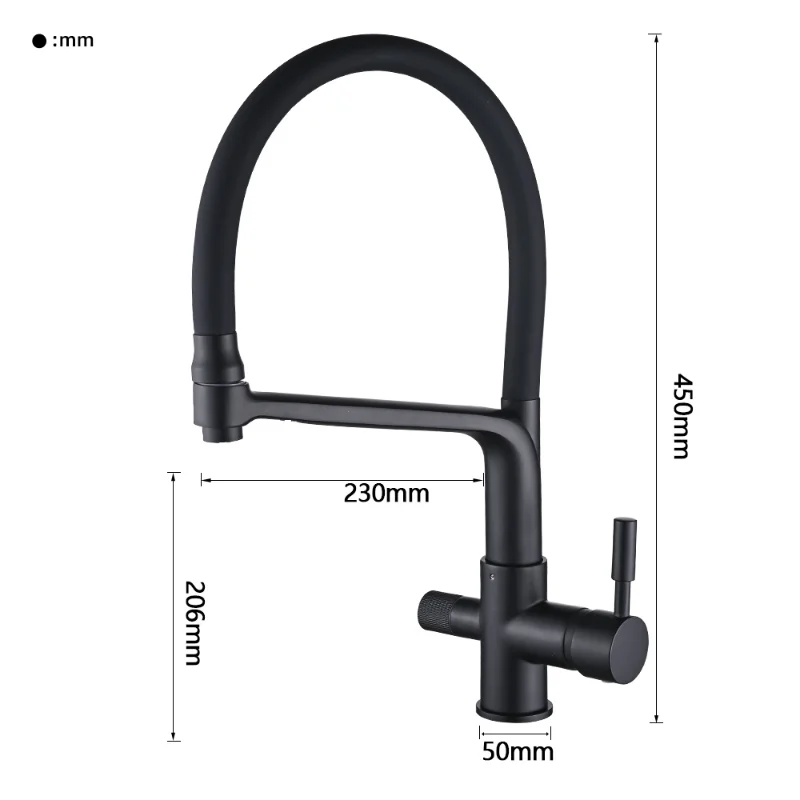Kitchen Sink Faucet Filter    Water  Brass Flexible  Mixer Tap  360 Rotation Purifier 