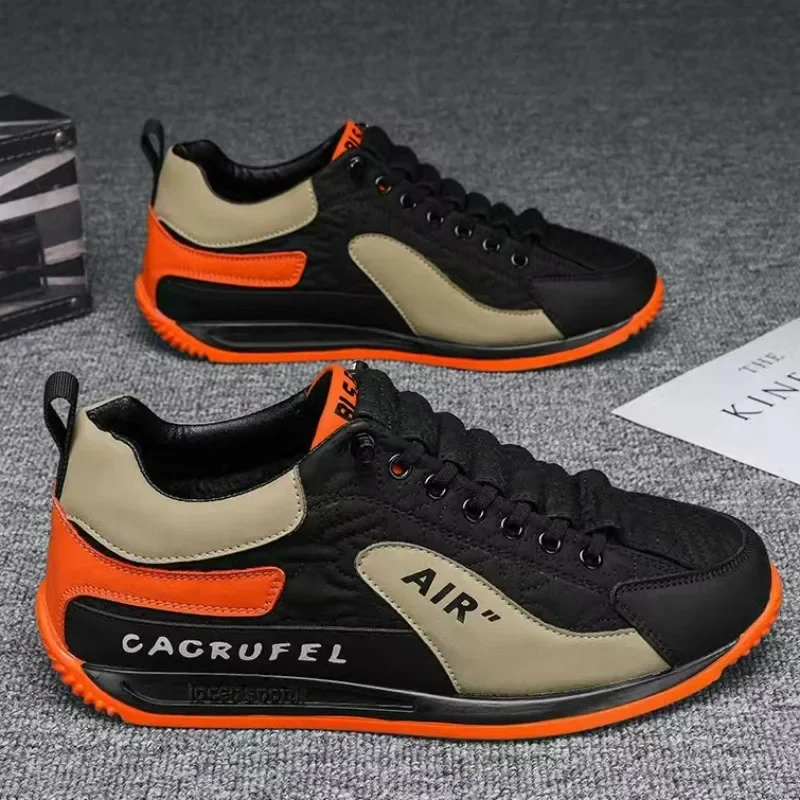 

Pop Men's Casual Thick Soled Sneakers Spring Autumn New Tenis Luxury Shoes Breathable Shoes Slip On Fashion Male Walking Flats S