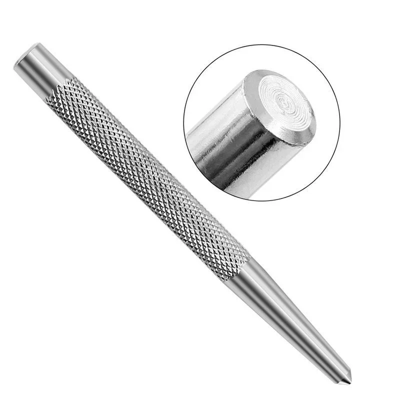 Marking Center Punch Tools Drill Bit Automatic  Pin  Anti Slip Knurling Handle Metal