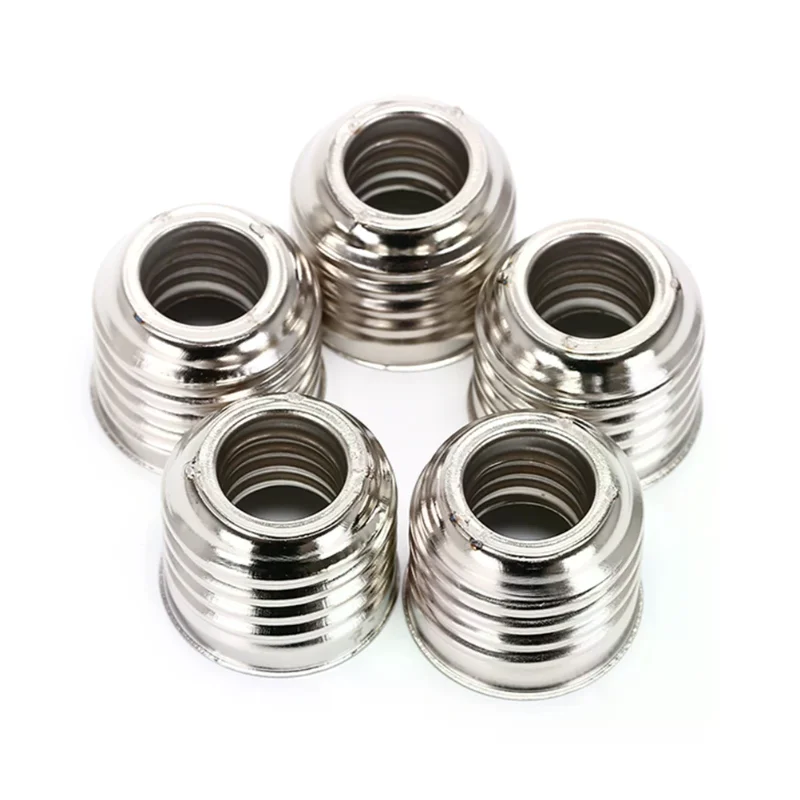 5 قطعة E27 إلى E14 مصباح حامل محول المقبس ضوء لمبة مصباح حامل قابس مهايئ