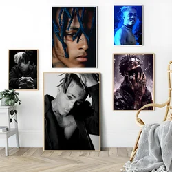 X-XXXTENTACIONES-Hot Rapper Classic Movie Posters Fancy Wall Sticker for Living Room Bar Decoration Room Wall Decor