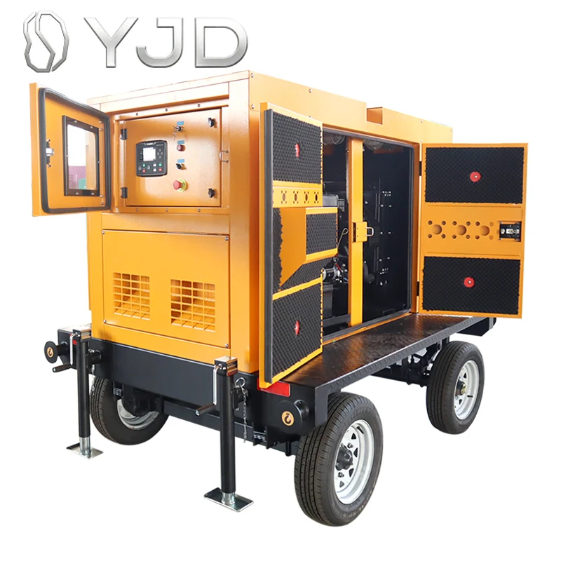 diesel Generator Trailer Type Small Power 35kva 25kva 20kva 40kva