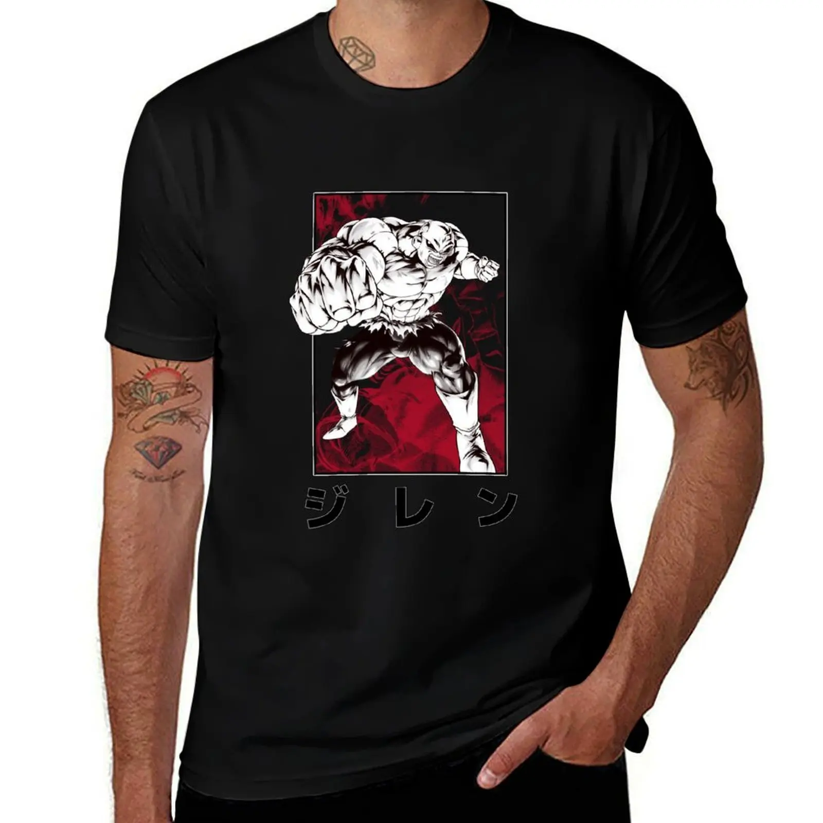 Jiren x Simple Frame T-Shirt Simple Line Art Print Tee