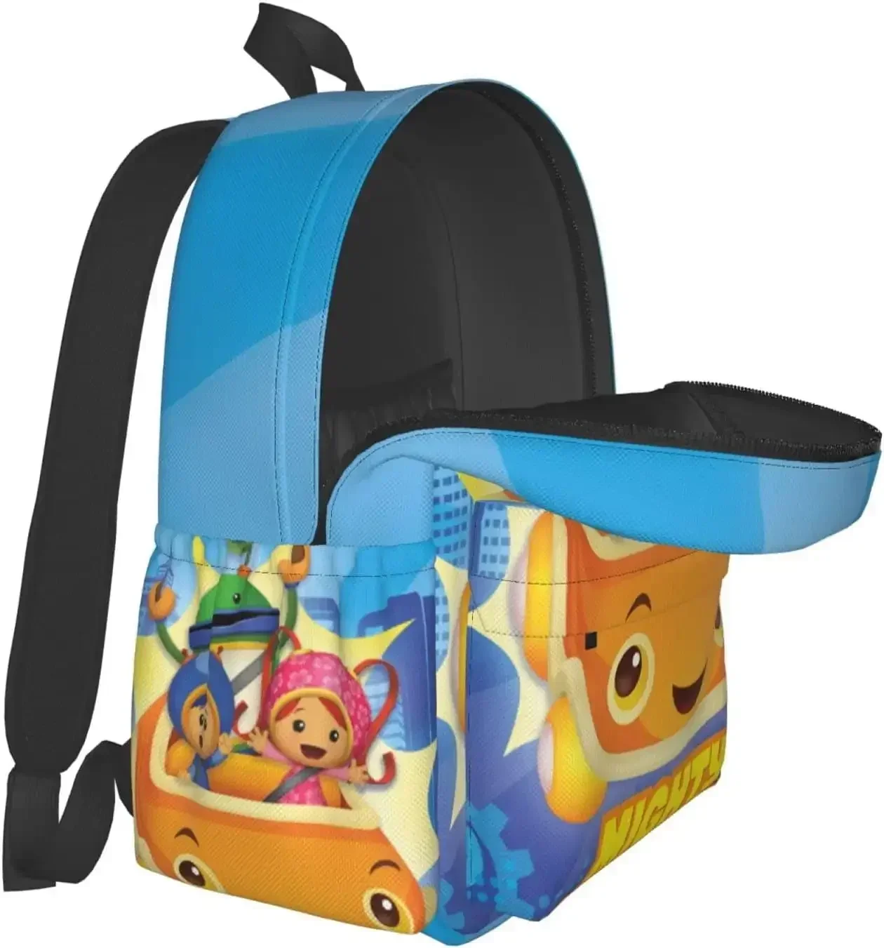 Custom Bag Backpacks Team Anime Umizoomi Adjustable Laptop Backpack Double Shoulder Bag For Women Men Climbing Shopping Work
