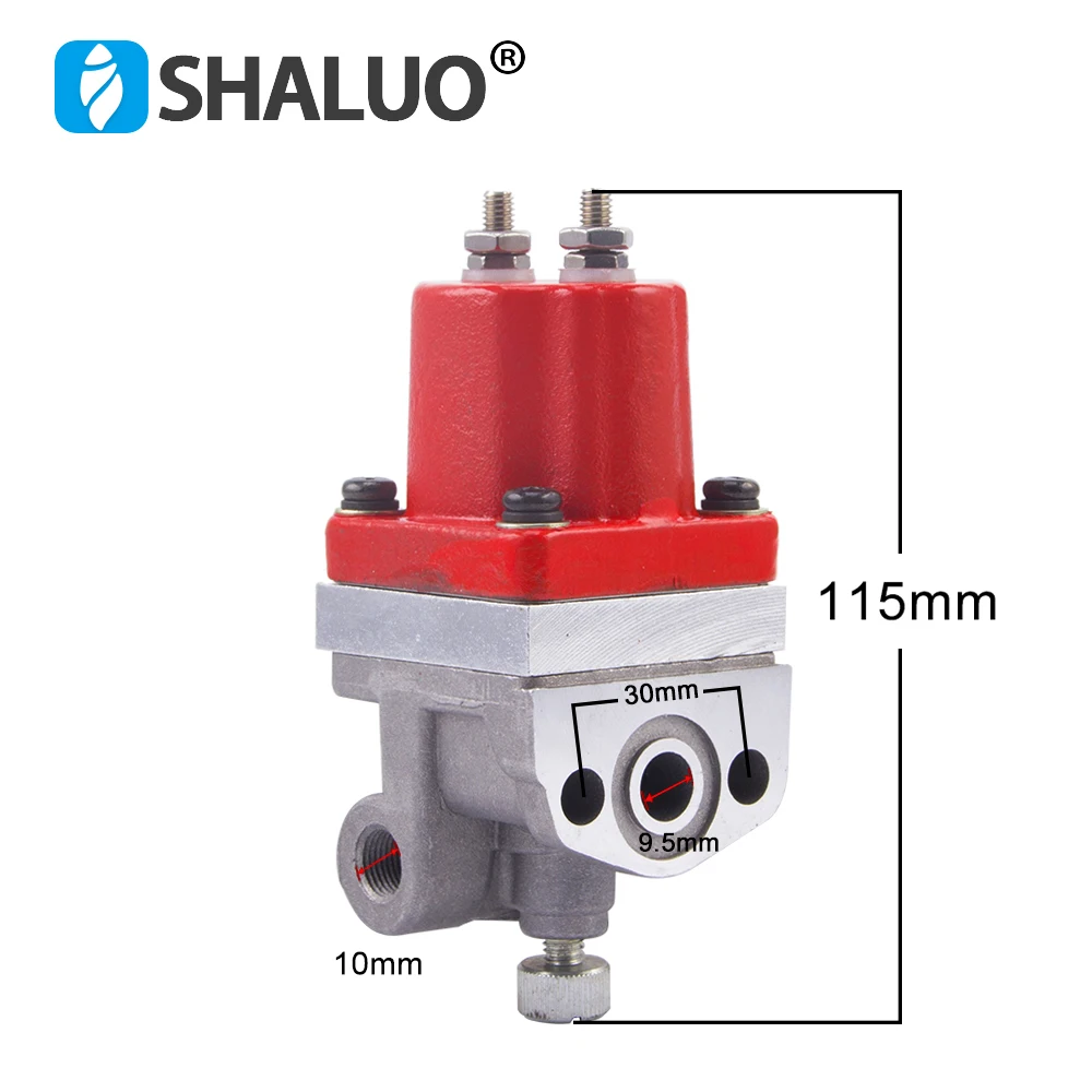 3054609 NT855 K19 Engine Fuel Stop Solenoid Valve Assembly Diesel Generator Solenoid Shut down flameout Valve Assy 12V 24V