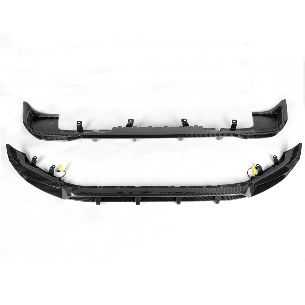 

Rear Dry Carbon Fiber Front Bumper Lip Diffuser For Mercedes Benz W464 G Class G63 G500 Front Lip Splitter Spoiler