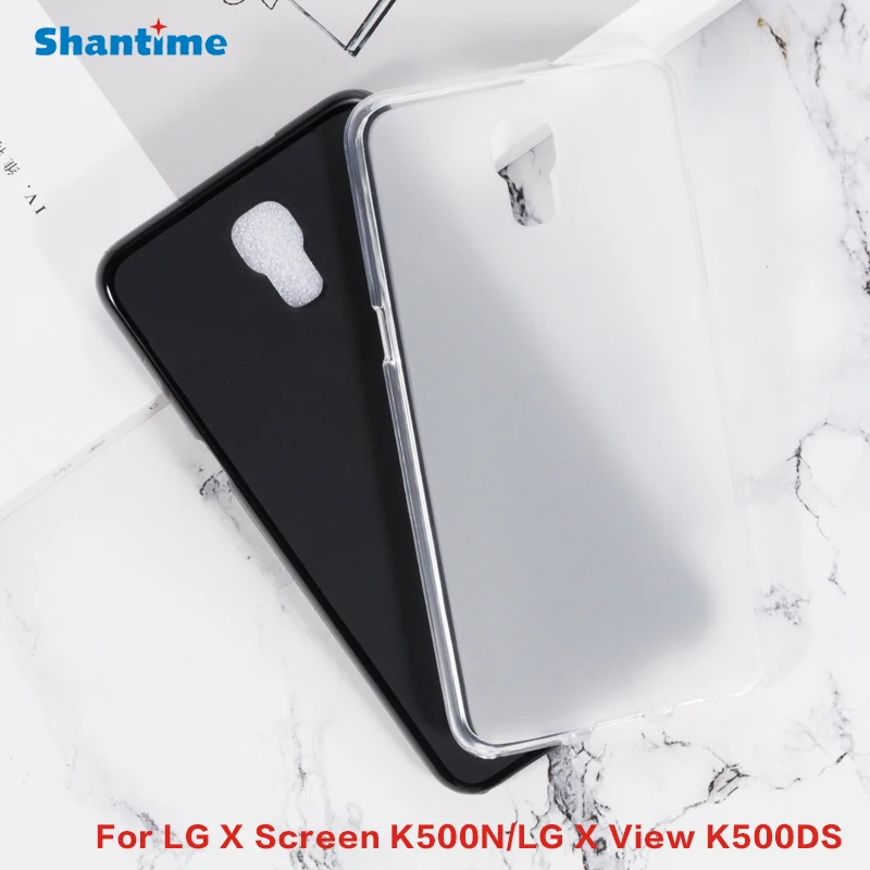 For LG X Screen K500N Gel Pudding Silicone Phone Protective Back Shell For LG X View K500DS Soft TPU Case