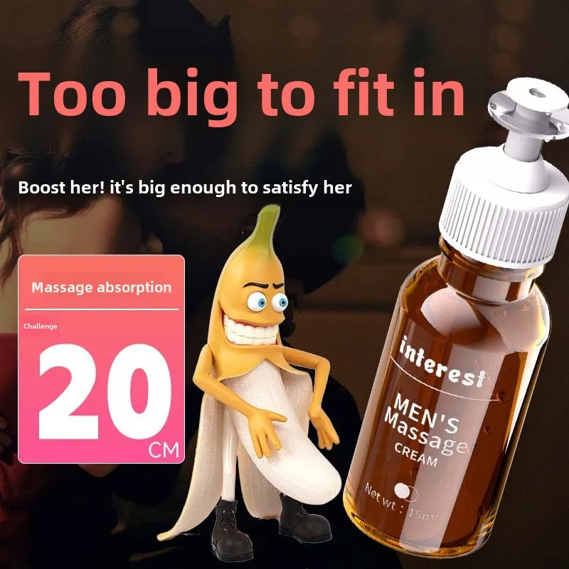 15 مللي الرجال العناية بالقضيب زيت طبيعي توسيع وسماكة إصلاح كريم كبير ديك الانتصاب زيت التدليك سماكة مستمرة