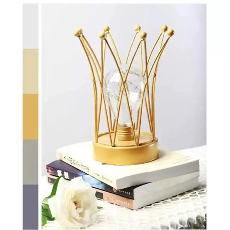 

Crown Night Light Princess Girl Style Decoration Fashion Romantic Table Lamp