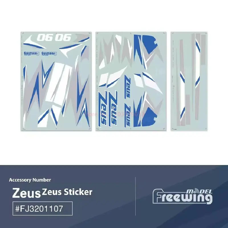 Freewing 90 mm Zeus modelvliegtuig spanwijdte modelkit met inlaat voor sportvliegtuigen Speciaal accessoire afstandsbediening speelgoed