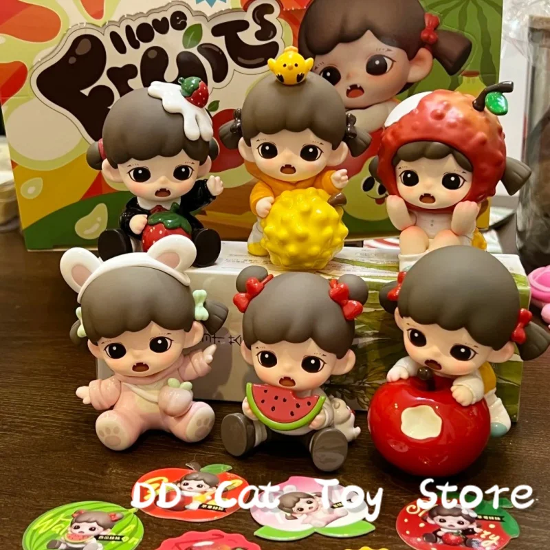 

Genuine TNTSPACE Baby Zoraa I Love To Eat Fruits Series Blind Box Cute Doll Collectible Trendy Toy Figure Surprise Birthday Gift