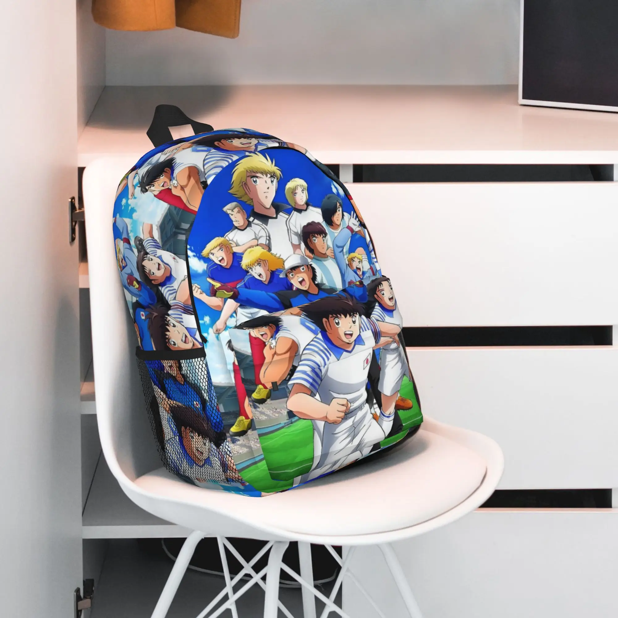 Captains Tsubasas Japan Football Anime Backpack Hot Sale Daypack Boys Girls BookBag Shoulder Bags for Men Women School Bag view 4