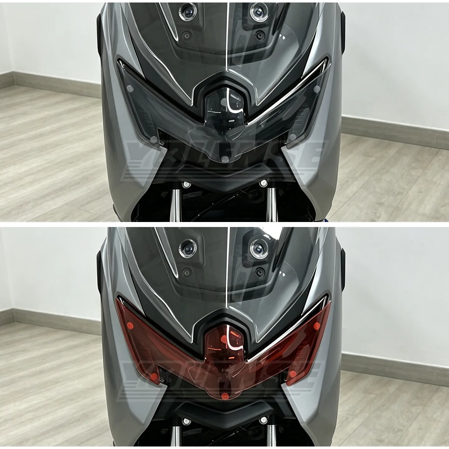

For NMAX155 V3 2025 2026 NMAX125 V3 2025 Motorcycle Headlight Protector Head Lights Protection Guard Shield Screen Lens Cover