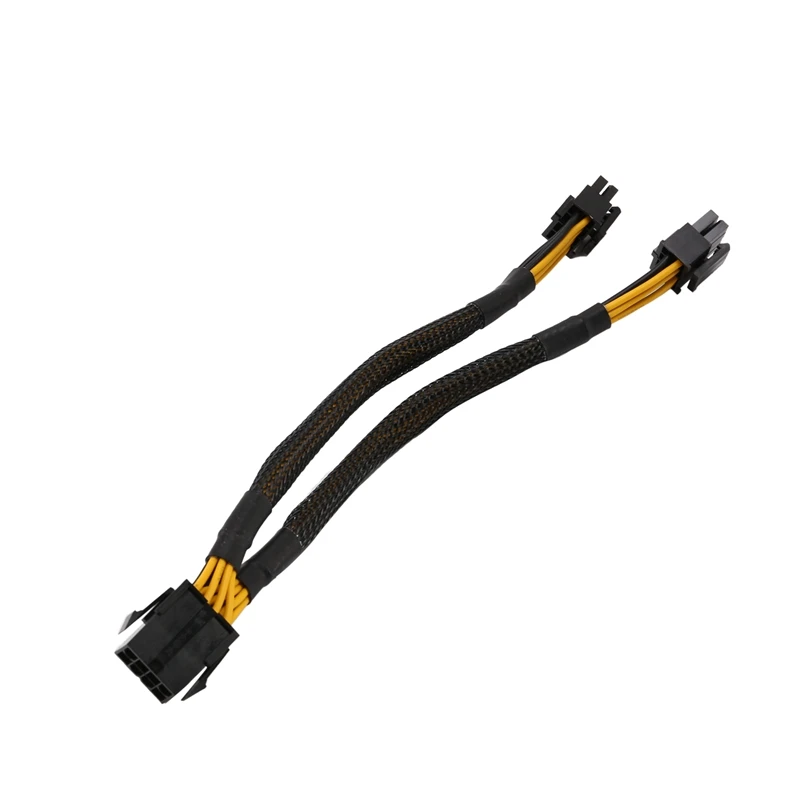 4 Pcs CPU 8 Pin Splitter ATX CPU 8 Pin Female To Dual 8(4+4) Pin Male EPS 12V For Motherboard Power Adapter Cable