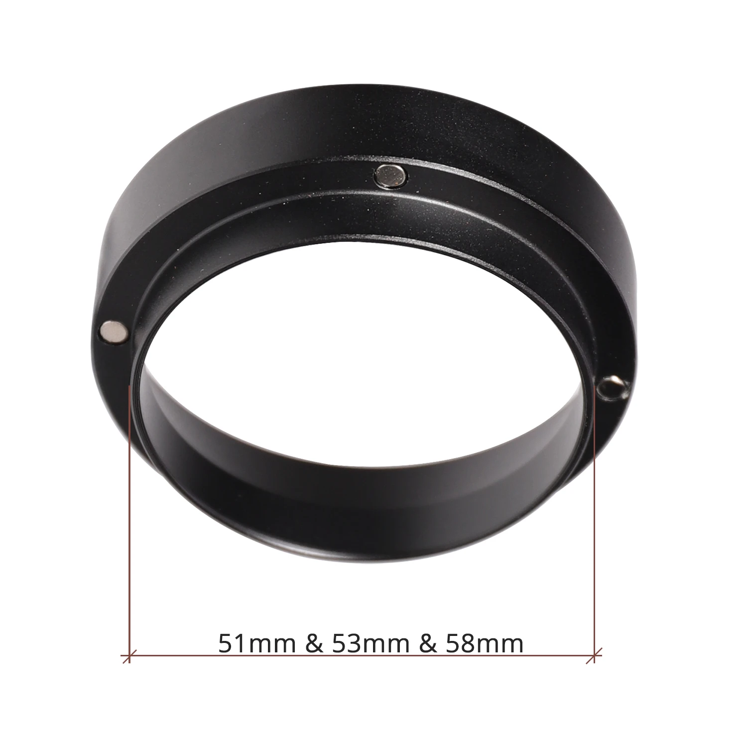 51/53/58mm Espresso Coffee Dosing Ring - Portafilters Coffee Filter Catcher Replacement Ring For Espresso Brewing, Barista Tool