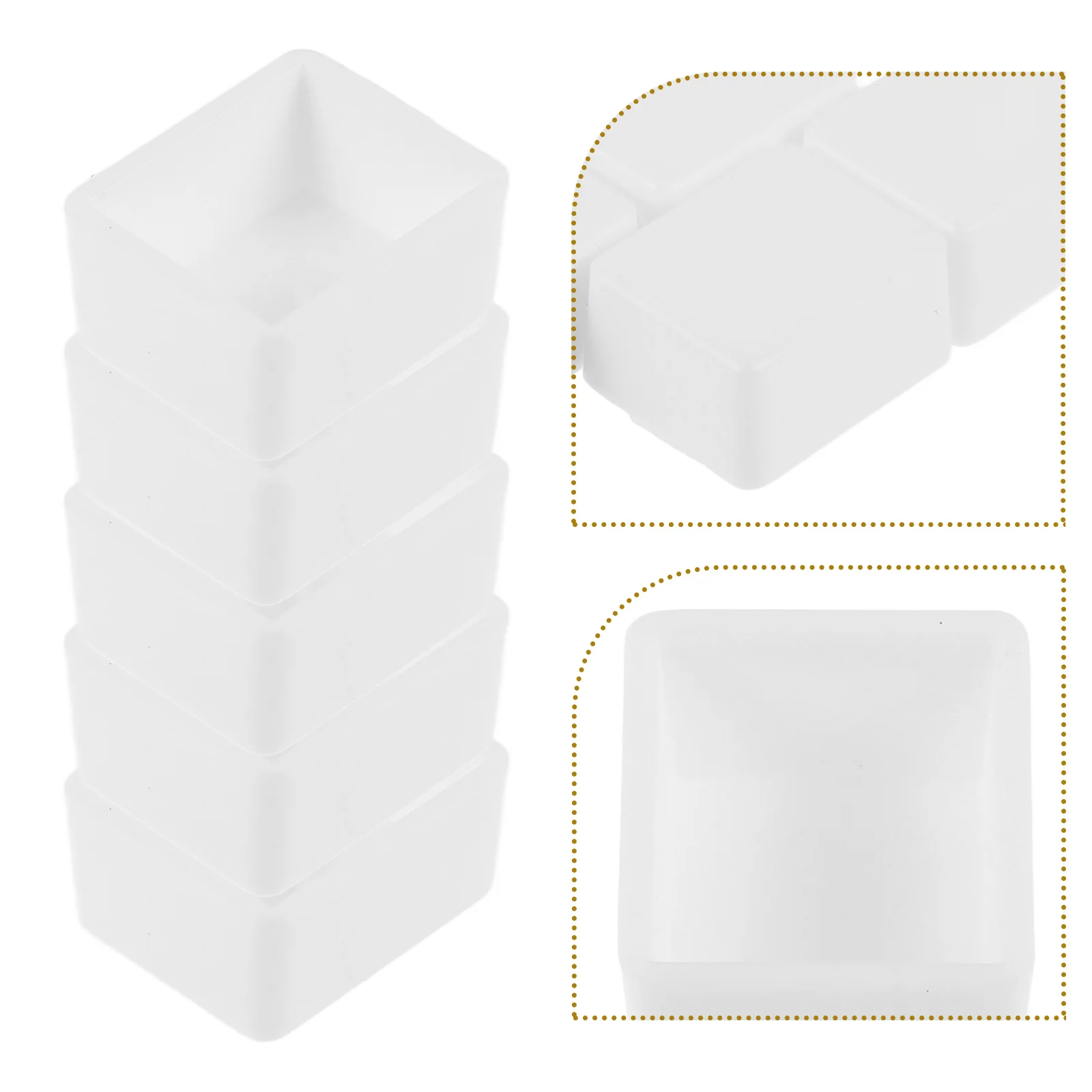 24 Pezzi di Contenitori Vuoti per Acquerelli, Palette in Plastica per Miscelare Materiali, Ideali per Principianti e Professionisti